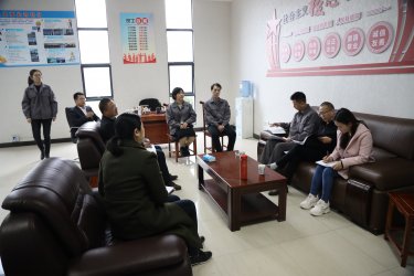 老河口市委组织部调研组莅临指导中建国信集团党建工作