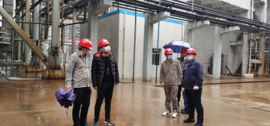 中建国信集团总部领导到西塞山项目部督查指导工作