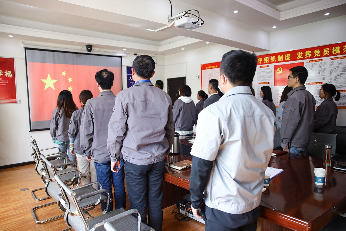 中建国信集团公司襄阳党支部开展2022年4月党日活动(图1)