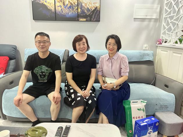点点清凉意 丝丝暖人心| 中建国信武汉办2022年管理干部及骨干员工家访活动(图2)