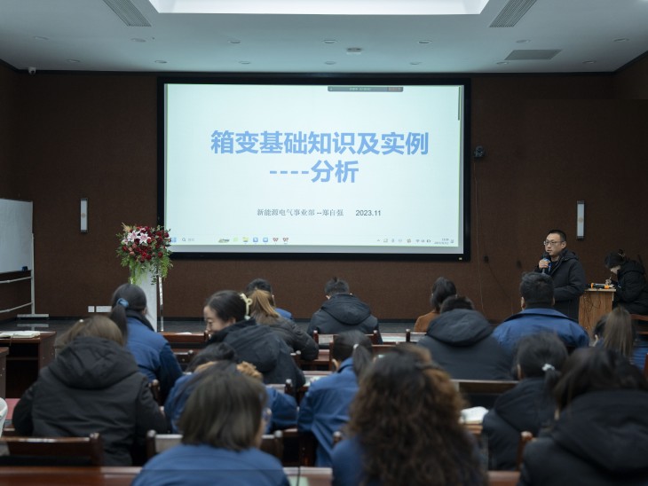 中建国信开展箱变基础知识及实例分析培训