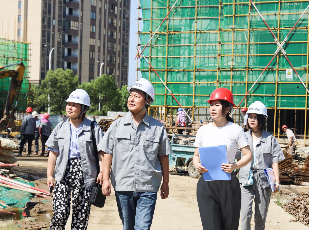 严把质量关，筑牢安全防线——中建国信集团开展建筑工地专项安全检查(图4)